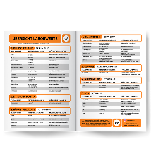 Lernzettel - Laborwerte Übersicht